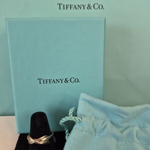 Tiffany & Co. Silver Signature Ring 5.5